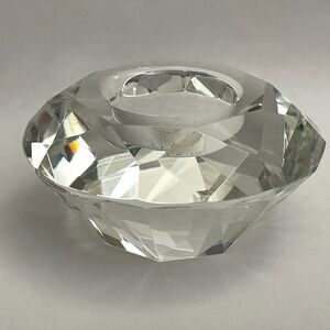 Votive Candle Crystal Holder 1 7/8" high x 3 7/8" across